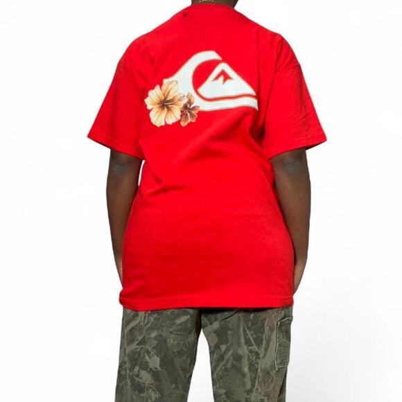 Vintage Quiksilver Red Tee Shirt, Men’s Medium - Picture 6 of 7